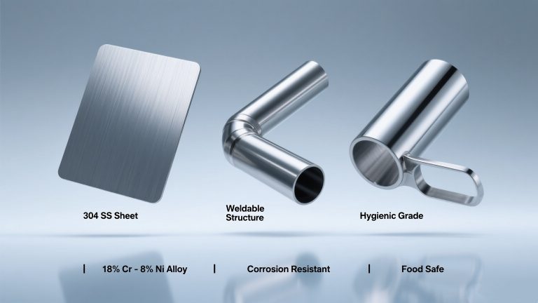 304 en acier inoxydable