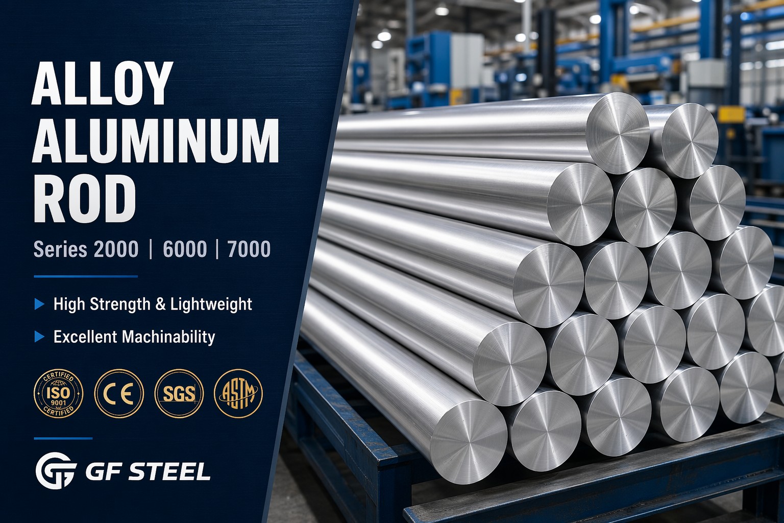 ASTM B211 aluminum alloy round bar