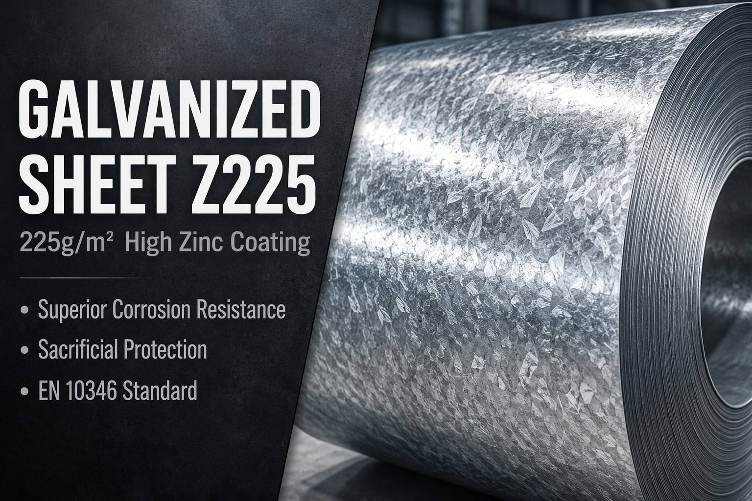 Z225 zinc coating weight steel sheet