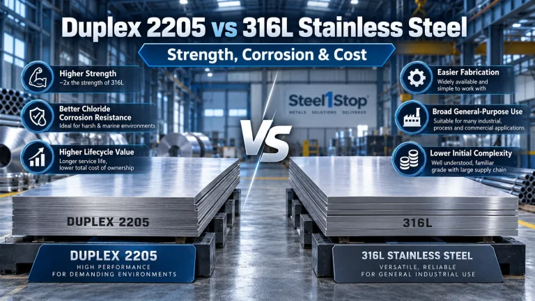 Home 21 2205 vs 316l stainless steel